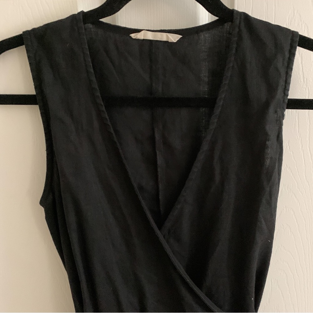 Sotela Lima Jumpsuit, Black Linen